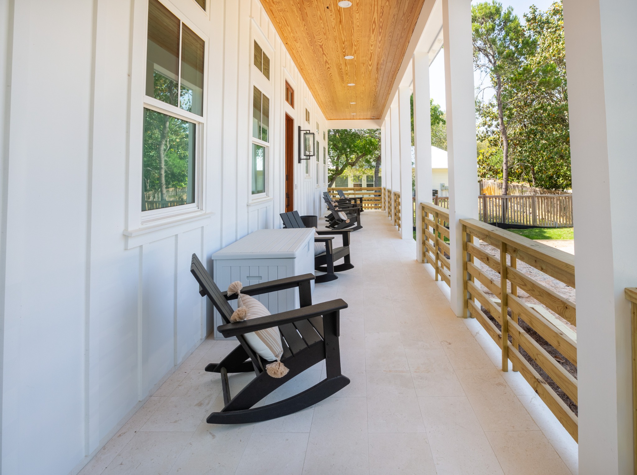 Front porch from the side
